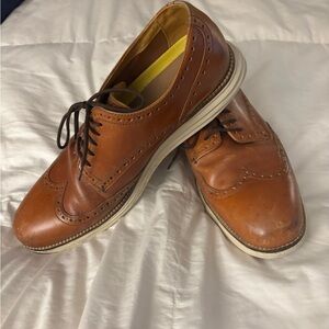 Cole Haan Tan Leather Men's Oxfords